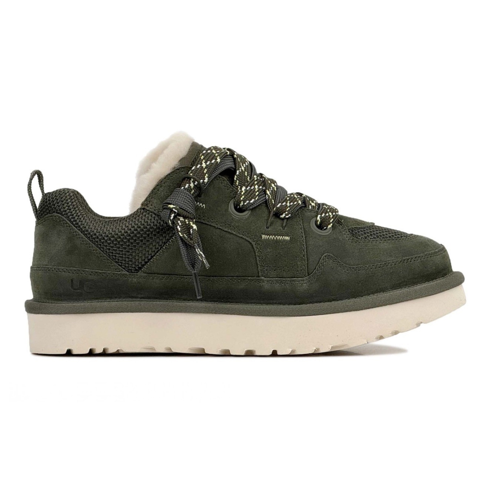 Ugg Mens Lowmel Lo Sneaker Dark Green