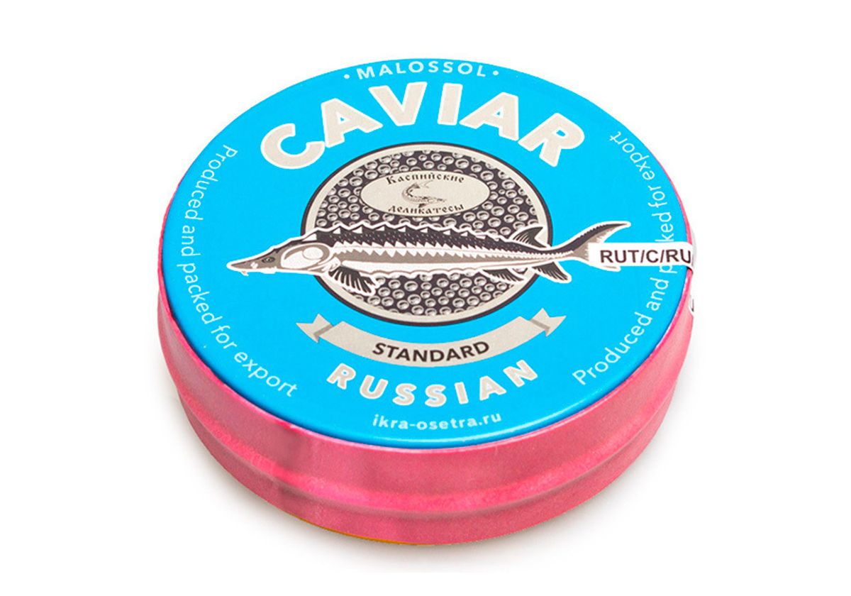 Икра черная осетровая стандарт Caspica, 200г