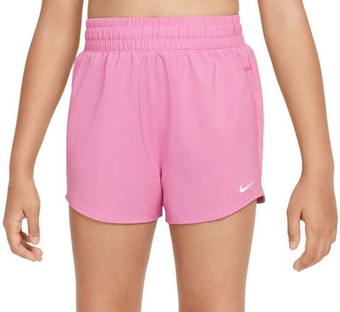 Шорты для девочки теннисные Nike Kids Dri-Fit One High-Waisted Woven Training - Розовый
