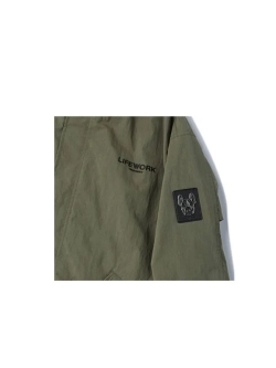 Куртка с высоким горлом с завязками