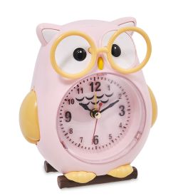 GAEM Art CL-61/2 Будильник «Сова» розовый