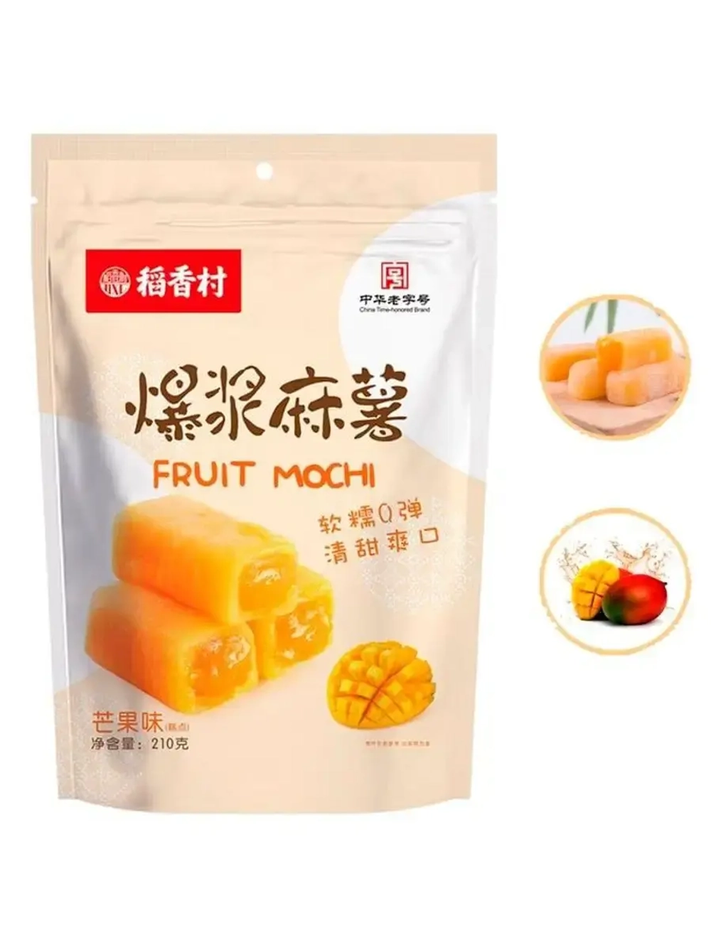 Моти фруктовое Fruit Mochi с манго, 210г