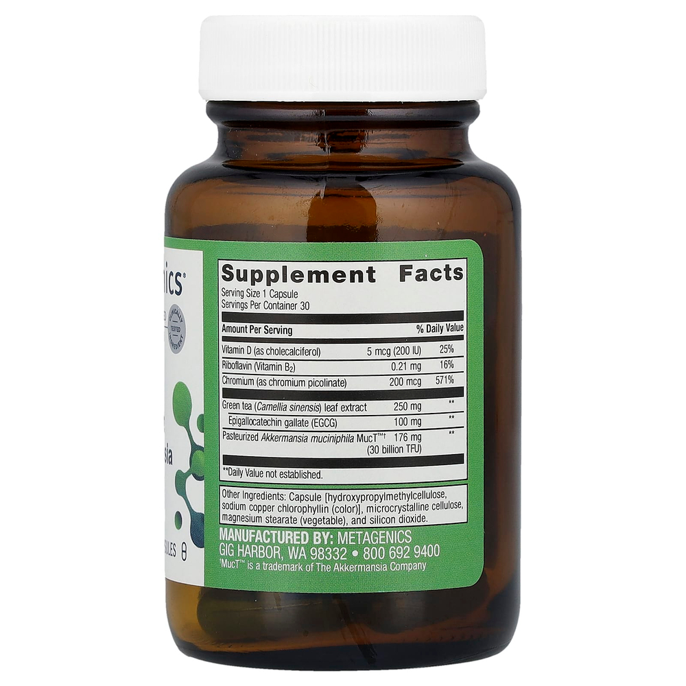 Metagenics, UltraFlora® Healthy Weight с Akkermansia, 30 капсул