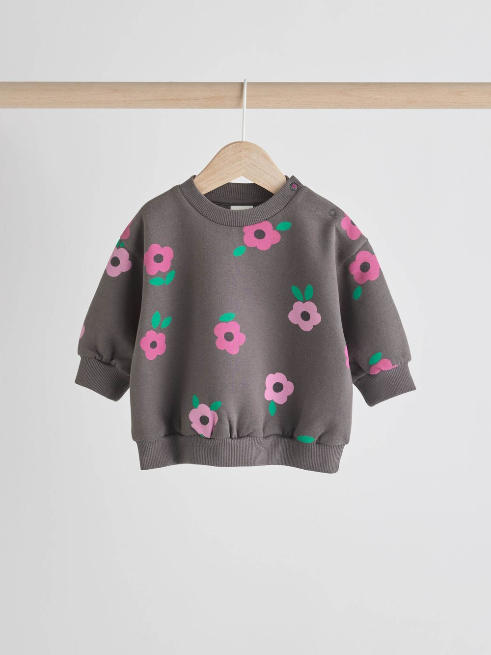 Свитшот и спортивные брюки в комплекте для малышей Next B77-493, Серый