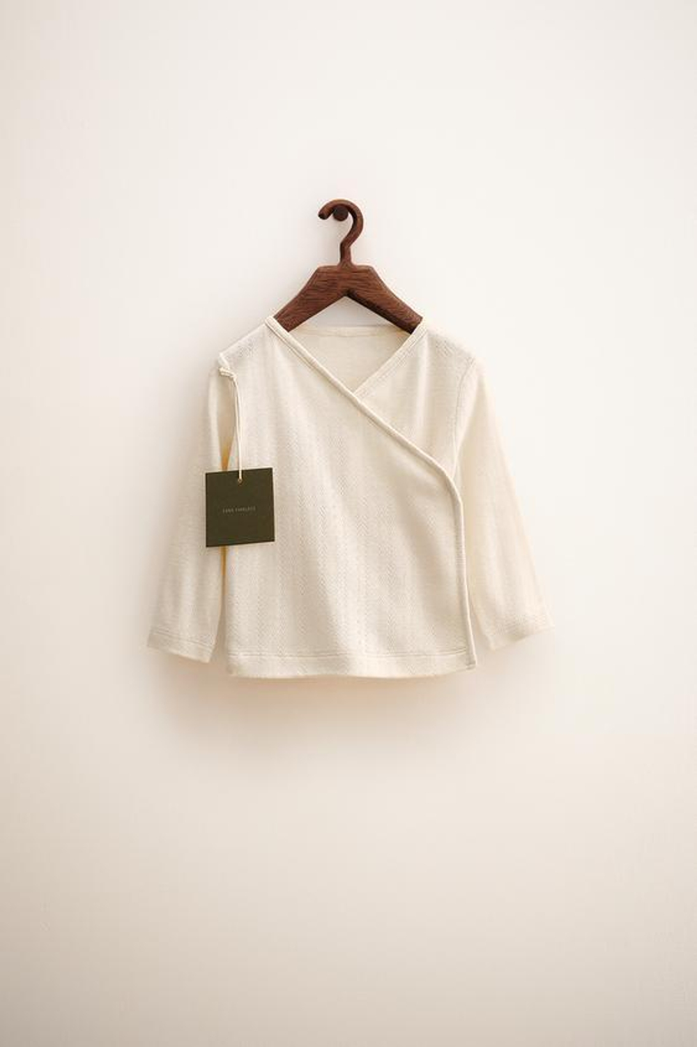 ZARA TIMELESS — ФУТБОЛКА-КИМОНО В ТЕХНИКЕ «ПОИНТЕЛЬ», ЭКРЮ