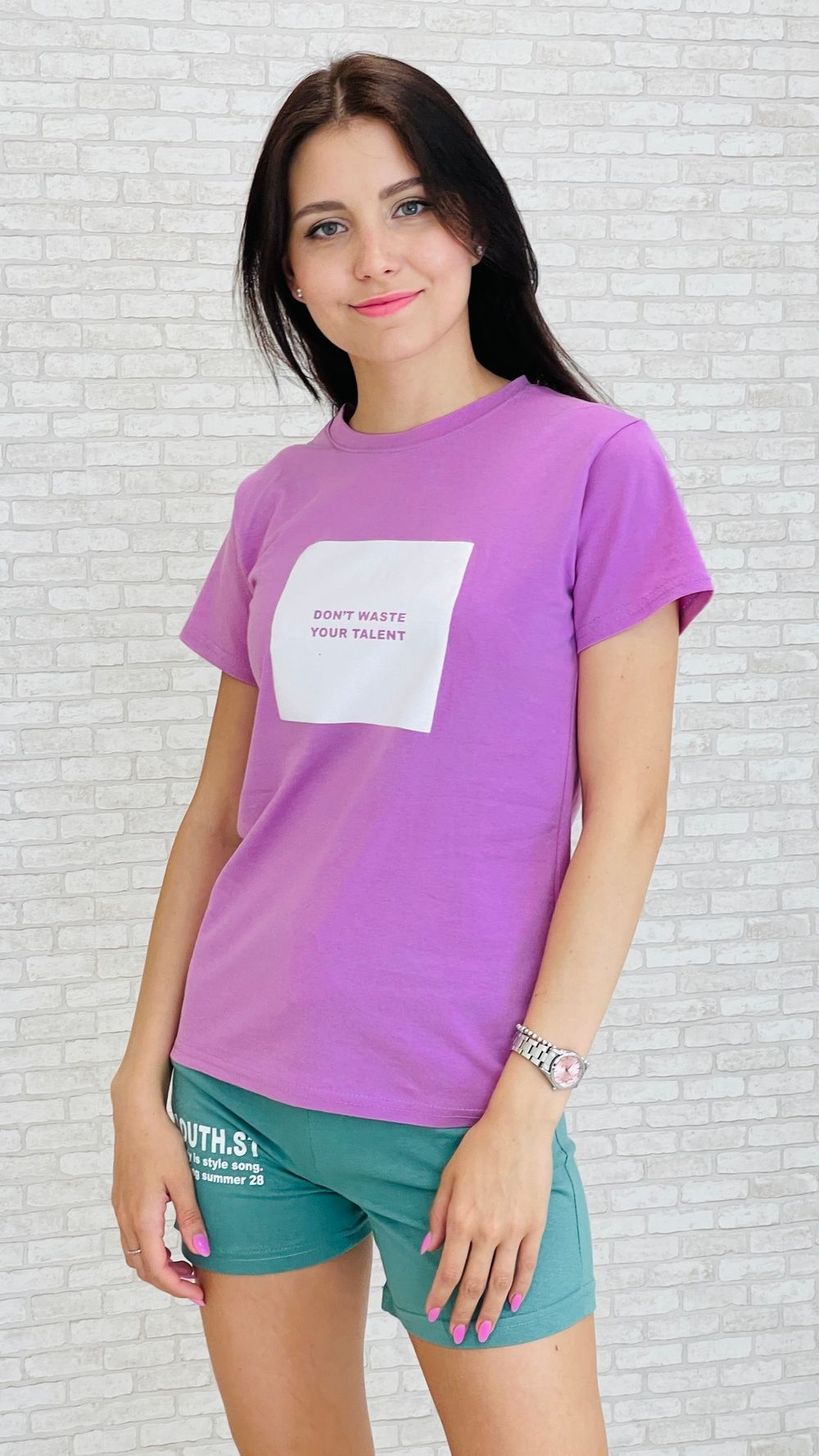 Футболка МС-5030-2 (сиреневый)