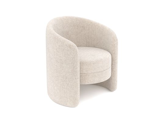 Кресло Ellipse E7.4 (молочный, рогожка)