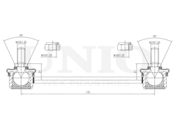 Стойка стабилизатора задняя UNIO SSP-50112