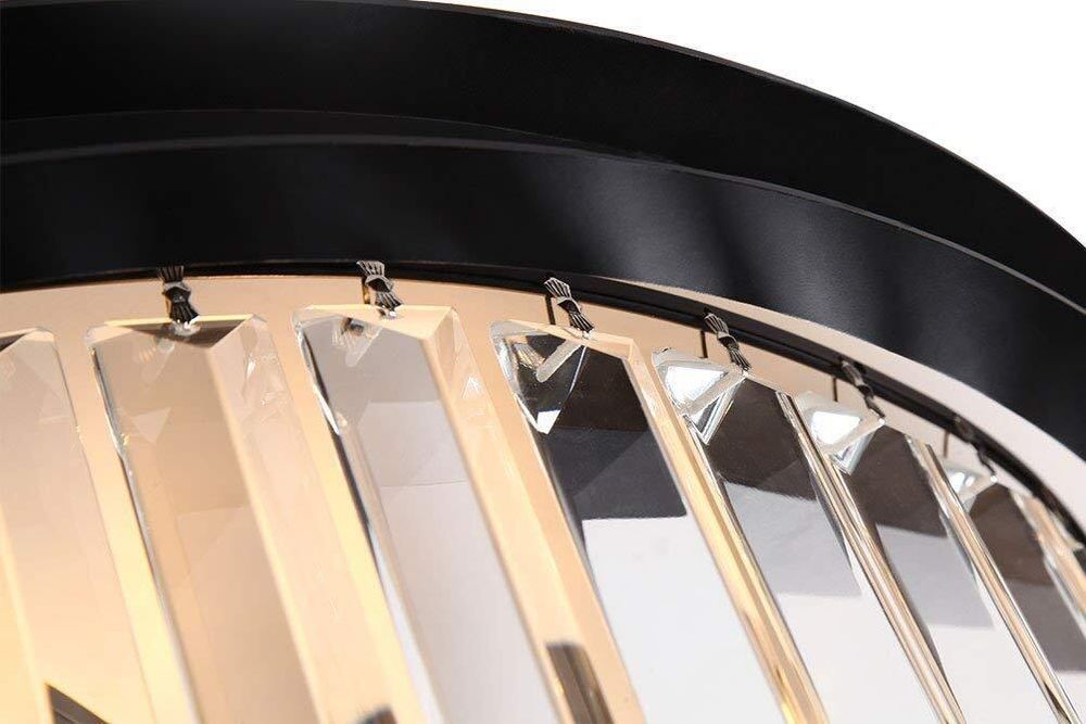 Люстра Odeon 6B/P black/clear