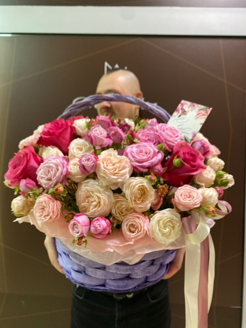 Букет в корзине М-29