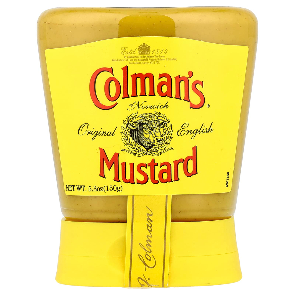 Colman's, классическая английская горчица, 150 г (5,3 унции)