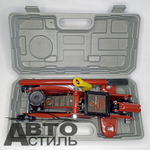 Домкрат гидравлический подкатной  2,0т h=140-300мм SKYBEAR в кейсе 420215