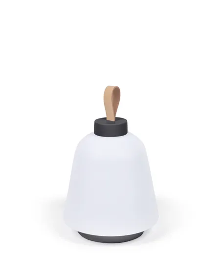 Udiya Настольная лампа из полиэтилена и металла с черной отделкой