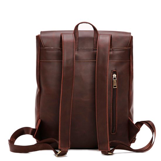 Рюкзак из экокожи Коян. Коричневый