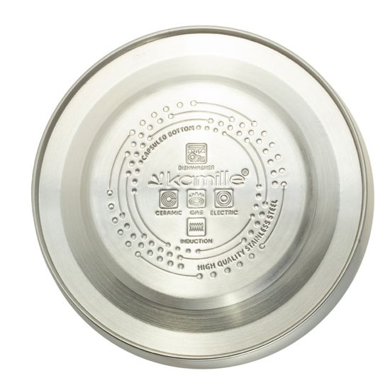 Чайник 3 л. из нержавеющей стали со свистком Kamille KM 0859