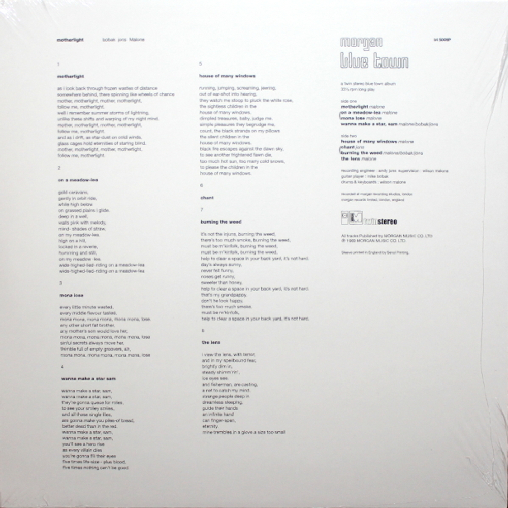 Bobak, Jons, Malone / Motherlight (Coloured Vinyl)(LP)