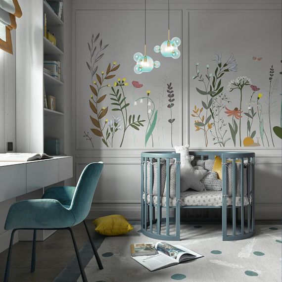 Подвесной светильник Loft IT Bolle 2027-P6 Blue mini