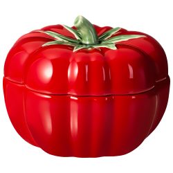ГОРШОЧЕК ДЛЯ ЗАПЕКАНИЯ LEFARD "TOMATO" С КРЫШКОЙ 900 МЛ