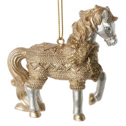 GAEM Фигурка декоративная подвесная "Лошадка", L8 W2,5 H8 см
