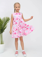 Платье кулирка "Флорида-10" светло-розовый, р.116 (Ивашка)