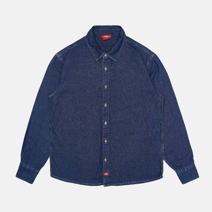Рубашка мужская Dickies Lightweight Denim Shirt артикул:DK0A88GY0DD1 - купить в магазине Дайс