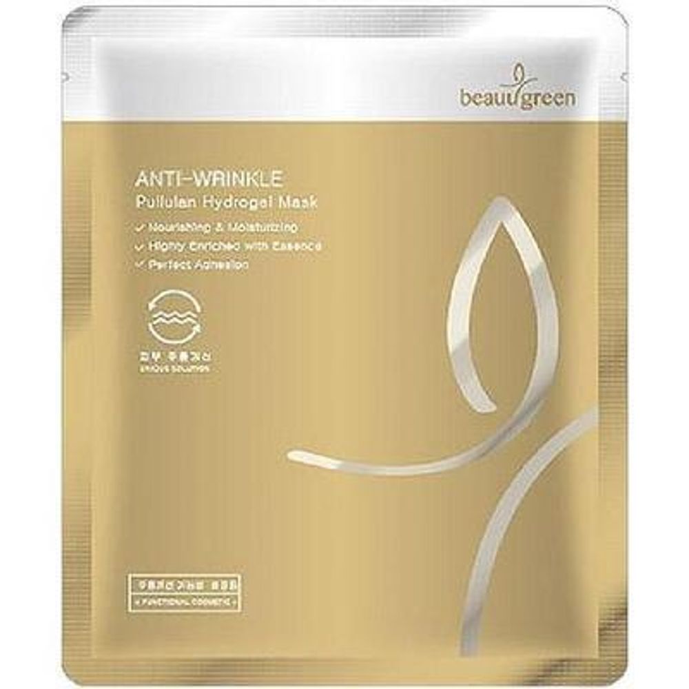 Beauugreen Anti-Wrinkle Pullulan Hydrogel Mask гидрогелевая маска с высоким содержанием пуллулана