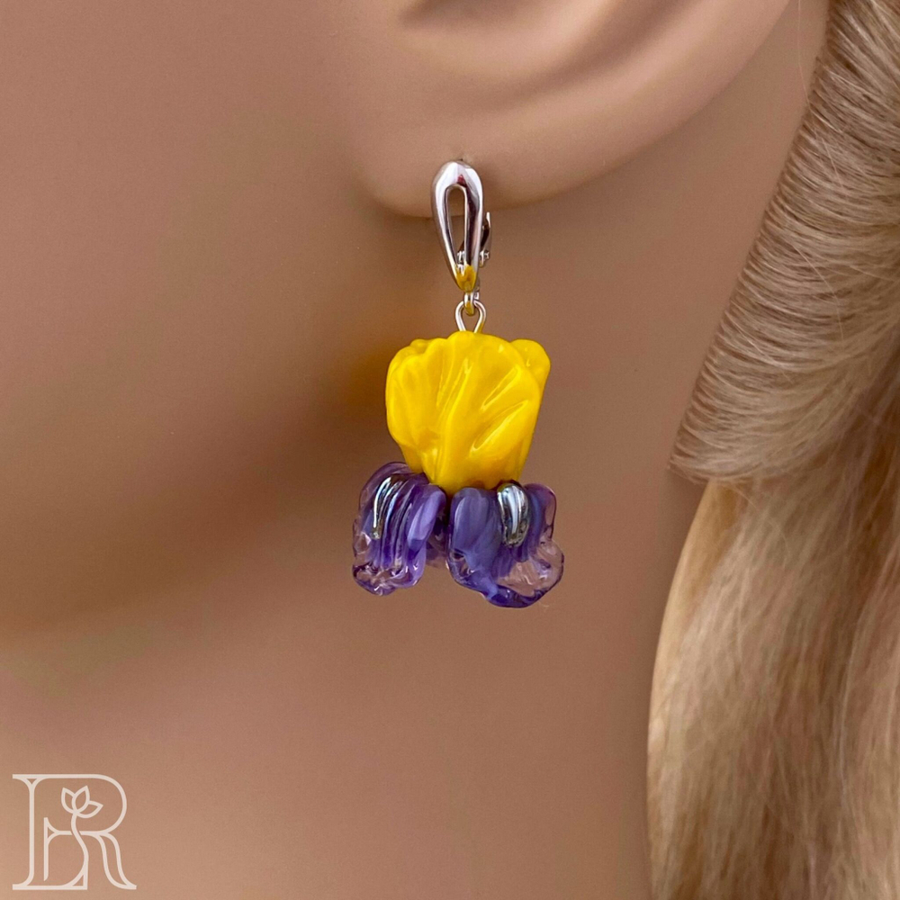 Серьги Ирисы