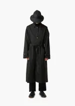 Плащ FOS Длинный 1 Черный Мужской