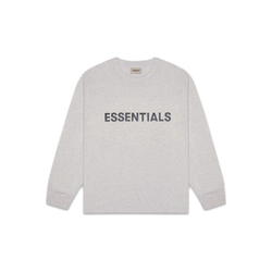 Худи Fear of God Essentials Long Sleeve Tee Dark Heather Oatmeal, 0125250500230260