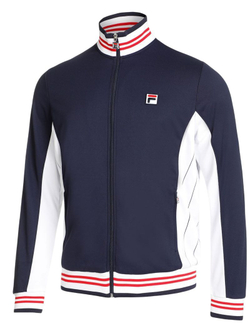 Мужская теннисная кофта Fila Björn - navy/white