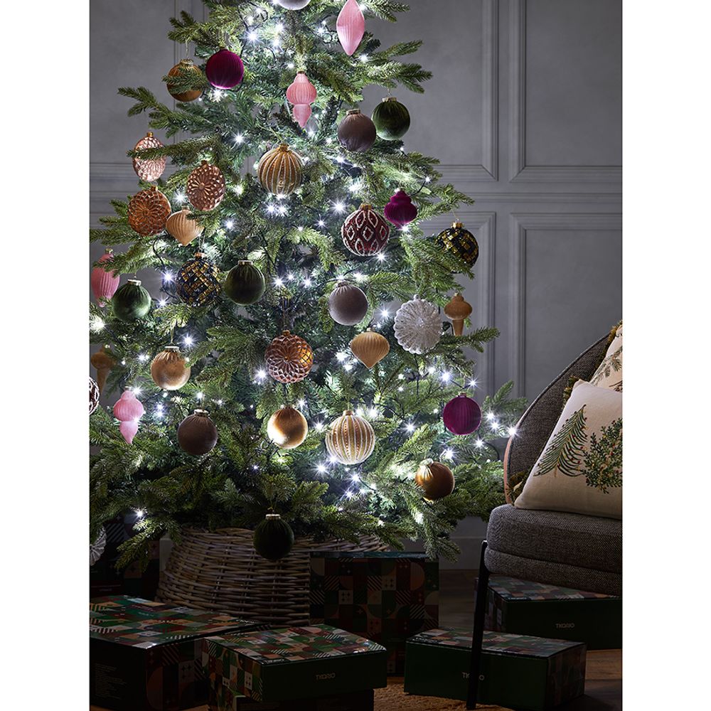 Набор ёлочных украшений Velvet Christmas из коллекции New Year Essential, 6 шт.