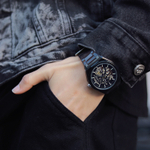 CHARLOTTE RAFFAELLI· Ice Resilience Collection Wrist Watch Automatic Mechanical Movement TPU Strap Skeleton Dial