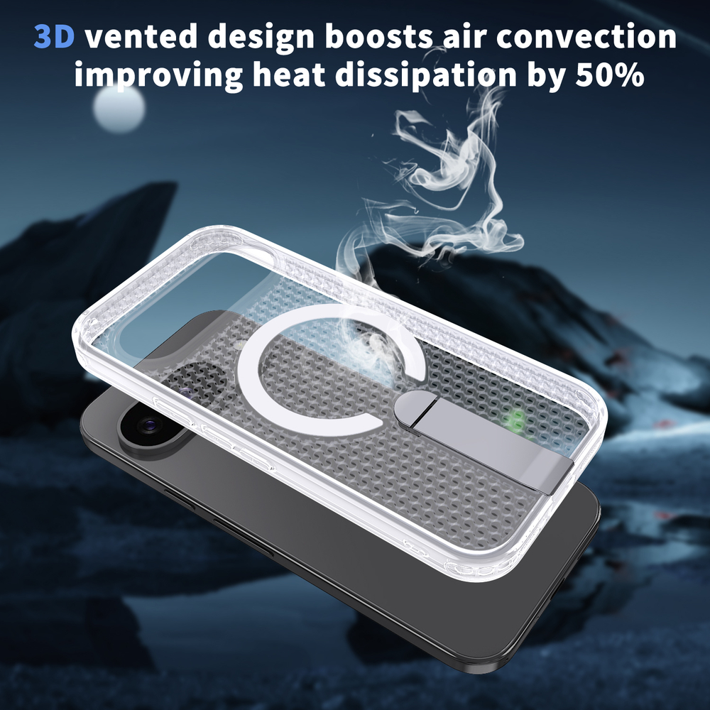 Прозрачный чехол Mesh Pro Magnetic Case для Google Pixel 9 / Pixel 9 Pro