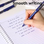 Набор Ручка-роллер Deli EQ657-BL, синяя, 0.5 мм, игольчатый наконечник, набор 5шт.