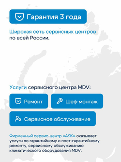 Сплит-система MDV серия FOREST MDSAF-09HRN8/MDOAF-09HN8, для помещений до 25 кв. м.