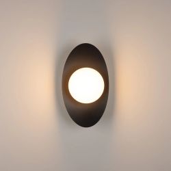 Светильник SP-PERLEN-WALL-L350-6W Warm3200-MIX (BK, 150 deg, 230V, TOUCH-DIM) (Arlight, IP20 Металл, 5 лет) 057588