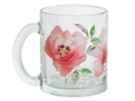 Кружка "Чайная" Акварельные цветы 320мл