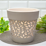 Кашпо Блоссом 3,5л, мокачино/пудра