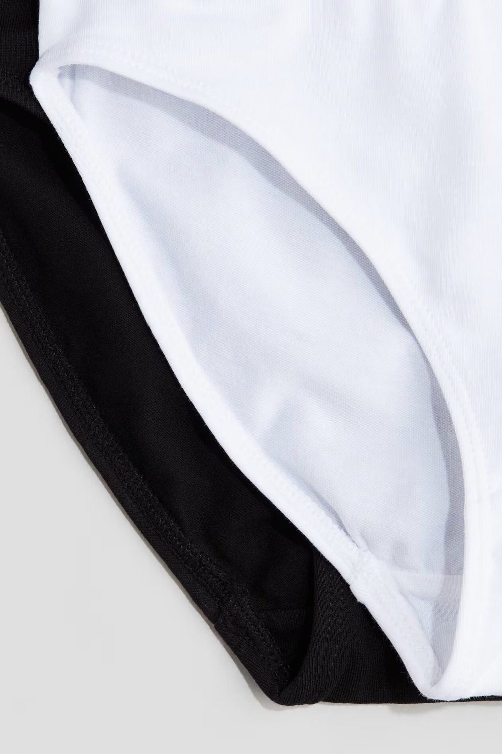 H&M Набор из пяти хлопковых трусиков, черный