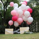 Шар (32''/81 см) Белый (200), пастель, 1 шт.