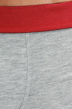 Серые трусы-боксеры с цветными вставками по бокам (Размер: S) (Цвет: серый)