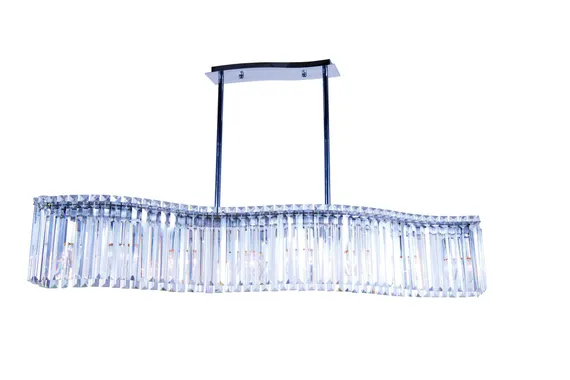 3100R/8A CHROME+CLEAR (1) Люстра NW