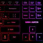 Игровой набор Dialog KMGK-1707U клавиатура+мышь