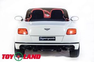 Детский электромобиль Toyland Bentley Continental Supersports Белый