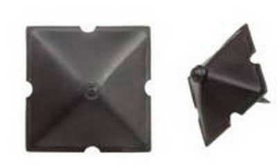 Гвоздь Amig декоративный чёрный 30мм 3-30 квадрат.    13404