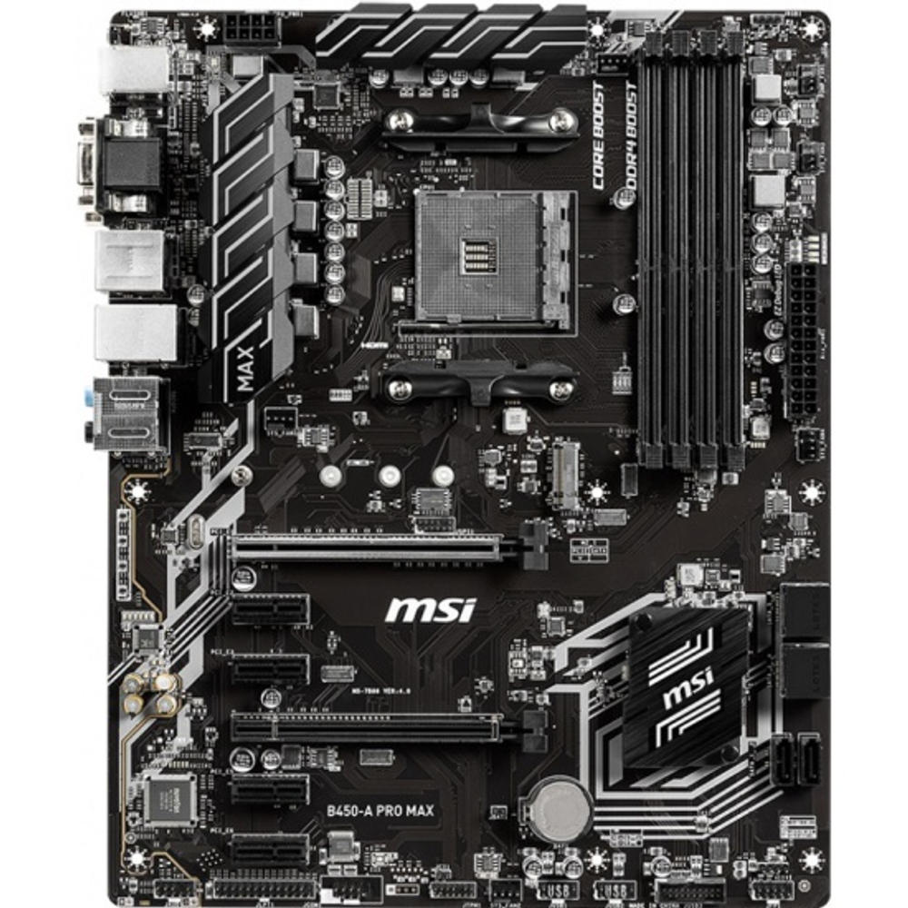 Материнская плата MSI B450-A PRO MAX (AM4, ATX)