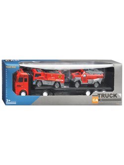 Набор детский Автовоз и 2 машинки Спасатели (TQ66B-6)