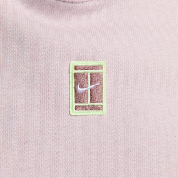 Мужская теннисная кофта Nike Court Fleece Tennis Hoodie - platinum violet/barely volt