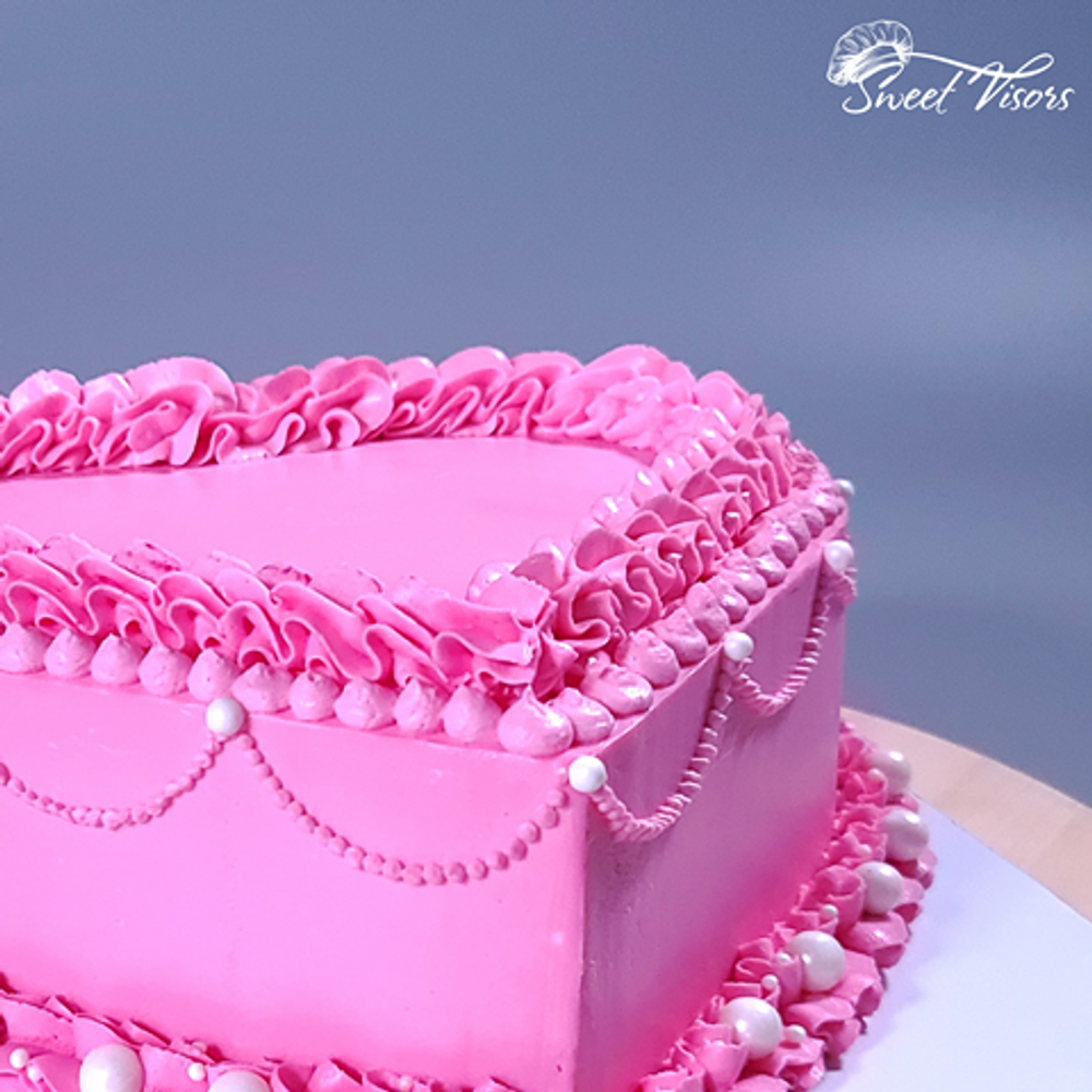 Торт сердце девочке Кондитерская Сладкие Козырьки Sweet Visors Светланы Дегтеревой