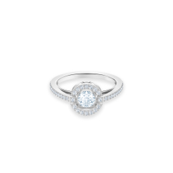 SPARKLING DC: кольцо RND CZWH/RHS 55